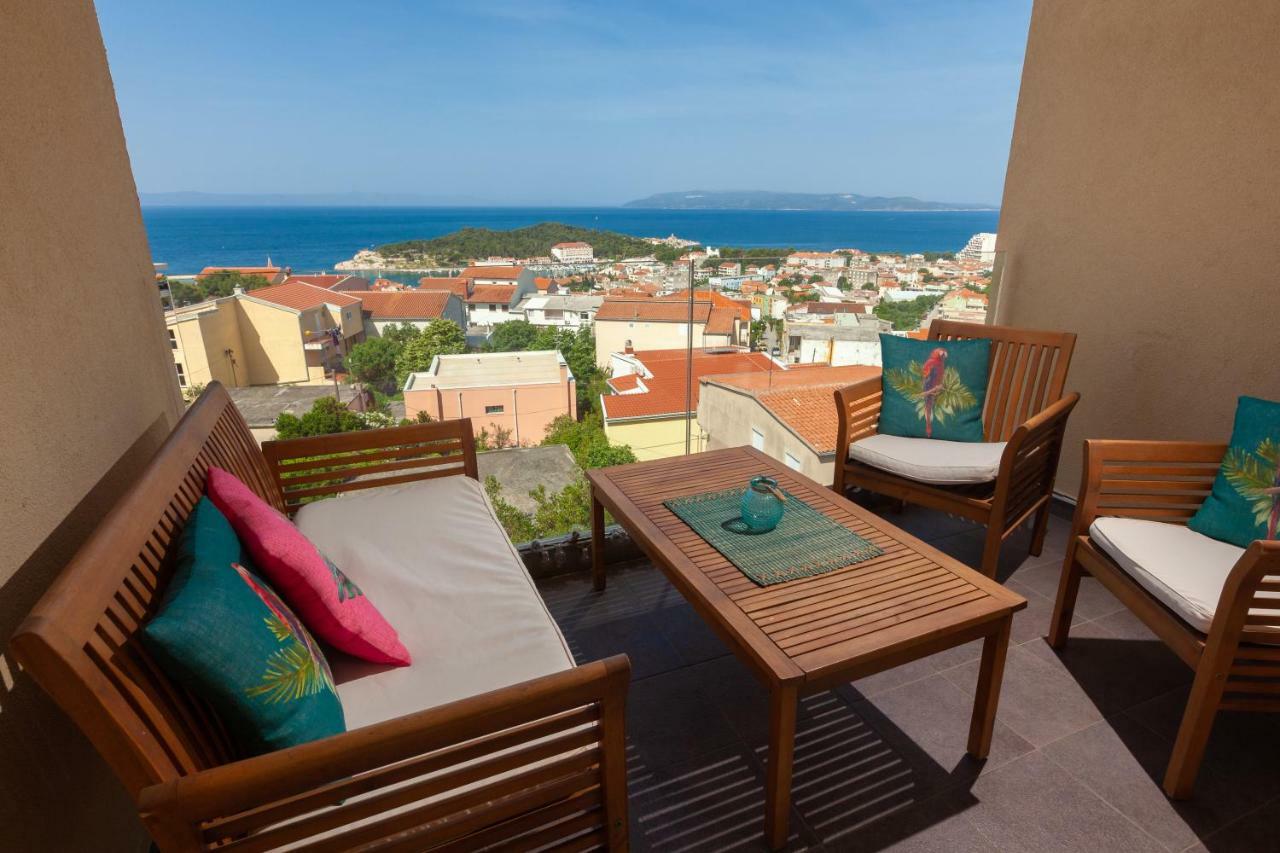 Anicas Panoramic Sea Weue Apartment มาคาร์สกา ภายนอก รูปภาพ